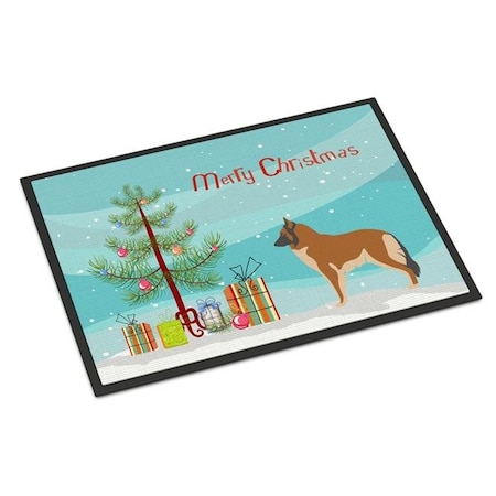 Carolines Treasures BB8465JMAT Belgian Tervuren Christmas Indoor Or Outdoor Mat; 24 X 36 In.